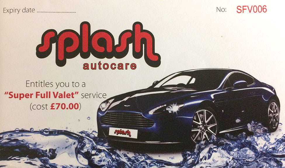 Splash loyalty card